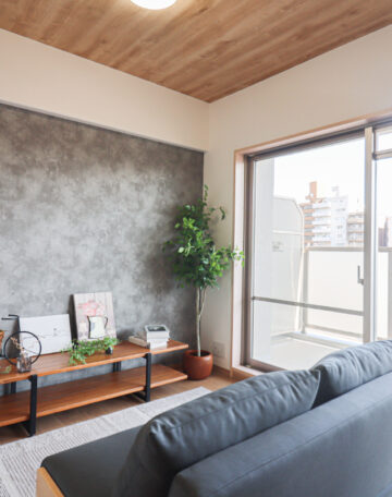 バルコニーが広いのでお洗濯ものもたくさん干せる