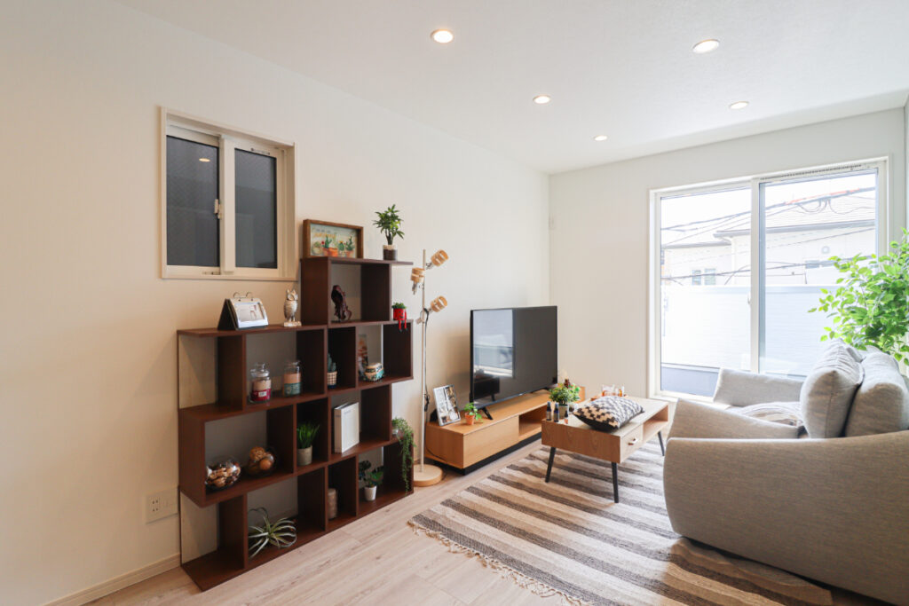 2階リビングはプライバシー確保ができる