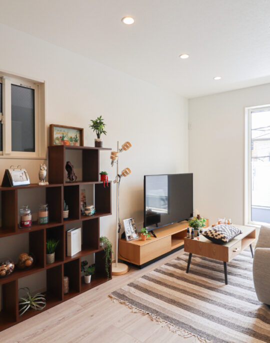 2階リビングはプライバシー確保ができる