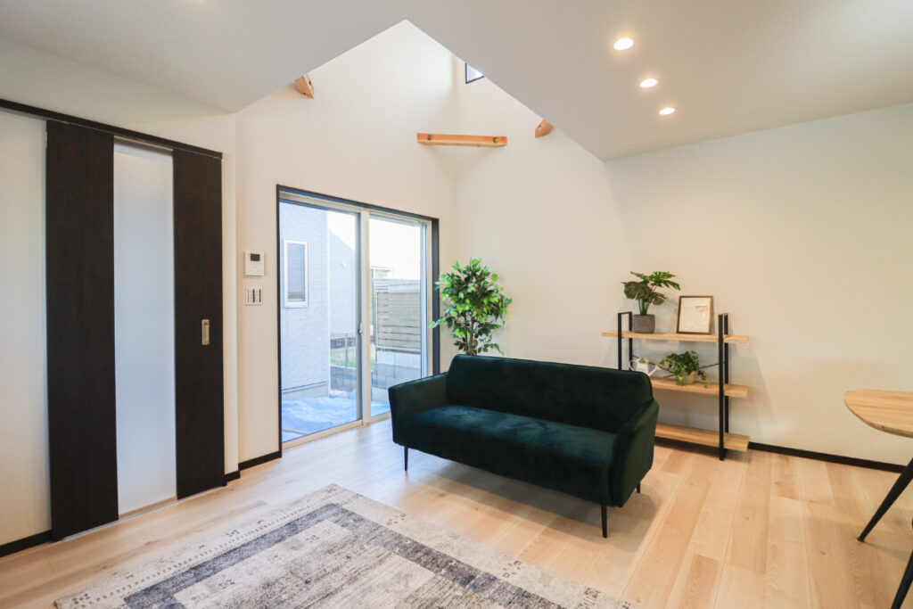 吹抜があり開放感あふれるお家