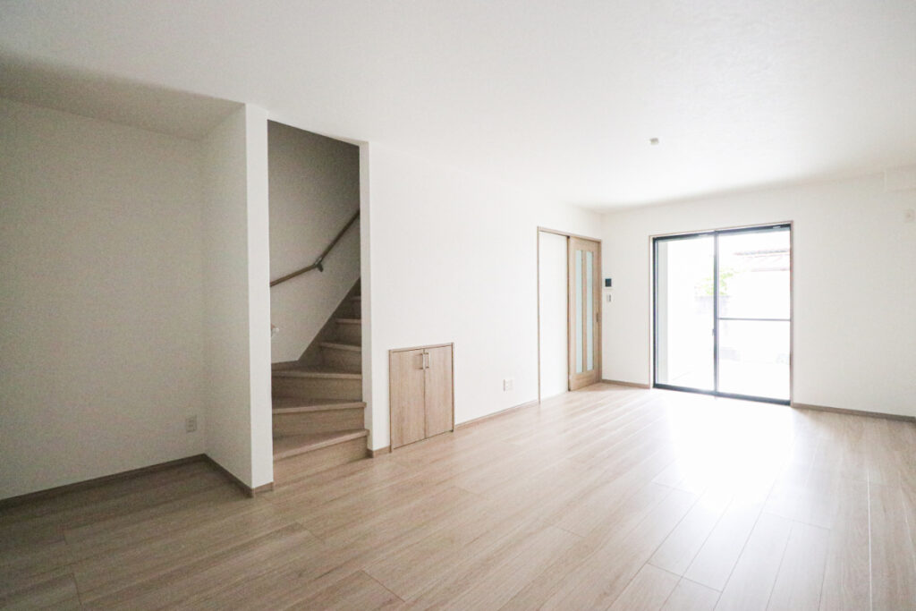 洗面が広く朝が混みあわない