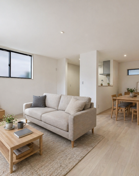 N様邸「木のぬくもりと白のやさしさが調和する住まい」