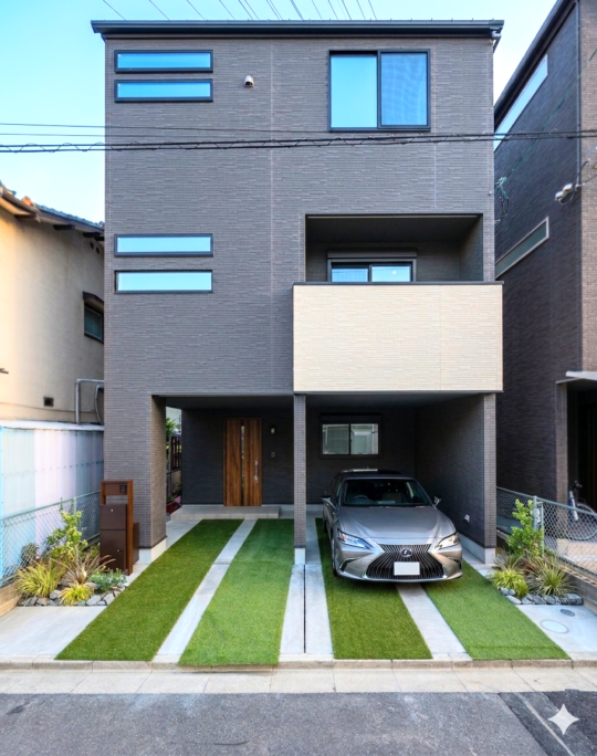 大阪府高槻市「スタイリッシュで機能的な、都会的スマート住宅」