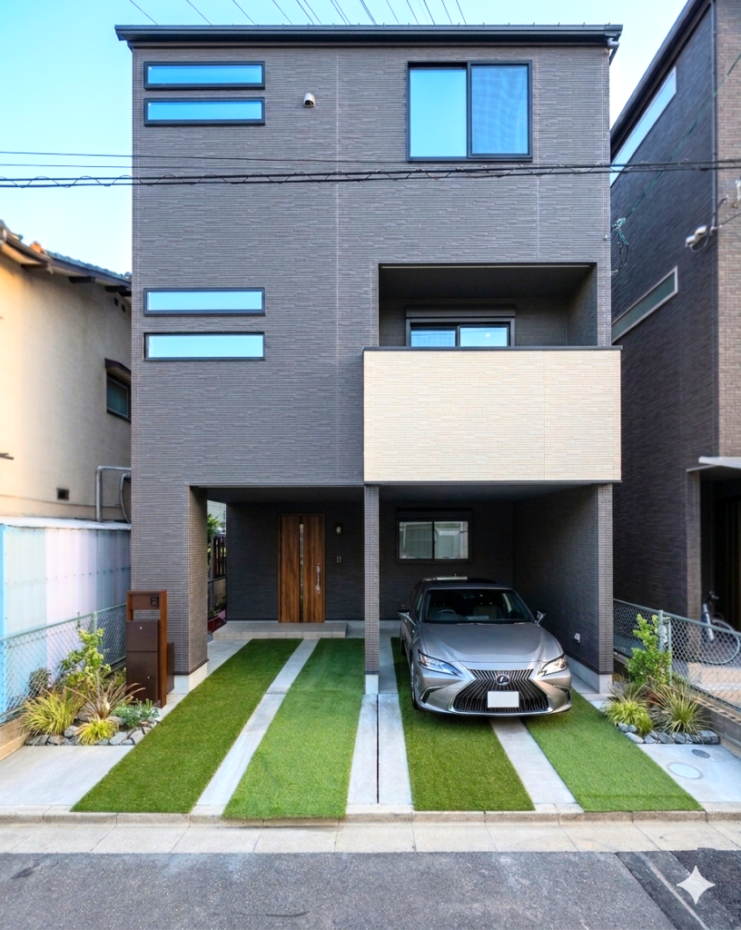 大阪府高槻市「スタイリッシュで機能的な、都会的スマート住宅」