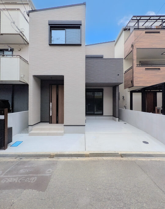 豊中市南町「設計性能評価を取得し、耐震等級3・断熱等級5・一次エネルギー消費量等級6の高い住宅性能を実現」